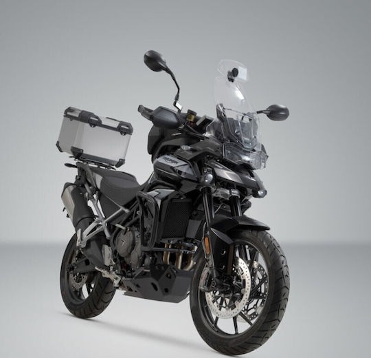 Set Case Mounts Topcase Sw-motech Trax Adv Triumph Tiger 850 Sport Silver
