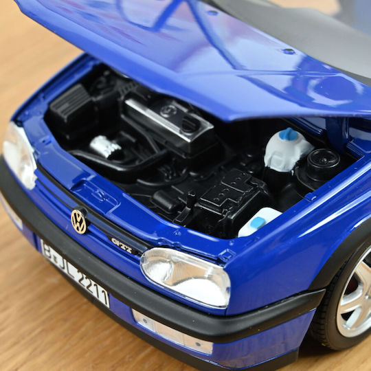 Model Mașină Volkswagen Golf Gti 1994 Jazz Albastru Scara 1:18 Norev
