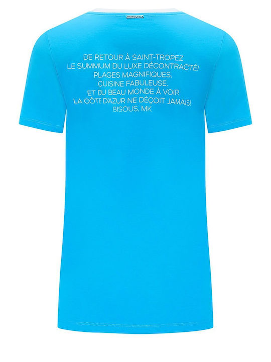 Women's T-shirt Milos Blue