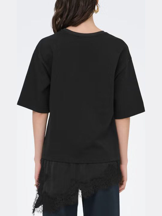 Damen T-Shirt Schwarz