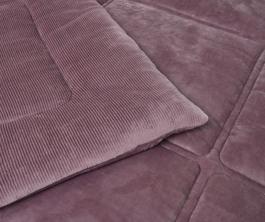 Liolios Home Sherpa Comforter Single 160x240cm Napoli Lilac