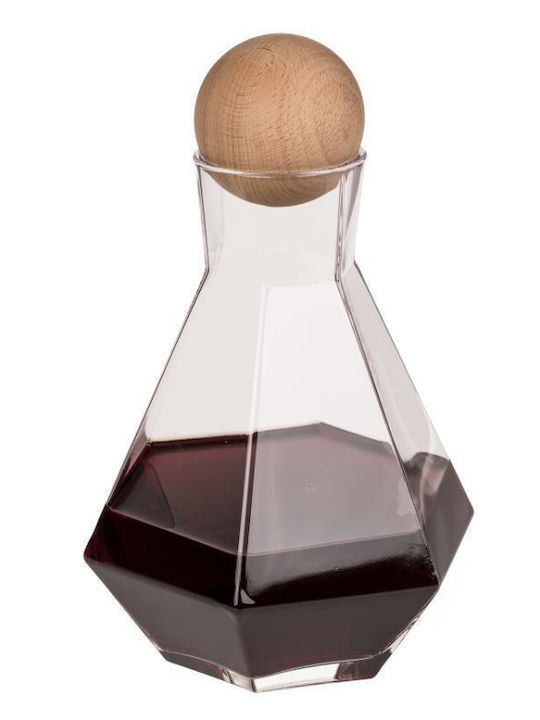 Out of the Blue Диамант Стъклена Карафа За Сервиране На Вино С Капачка 1300ml