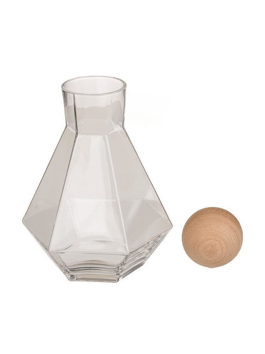 Out of the Blue Диамант Стъклена Карафа За Сервиране На Вино С Капачка 1300ml