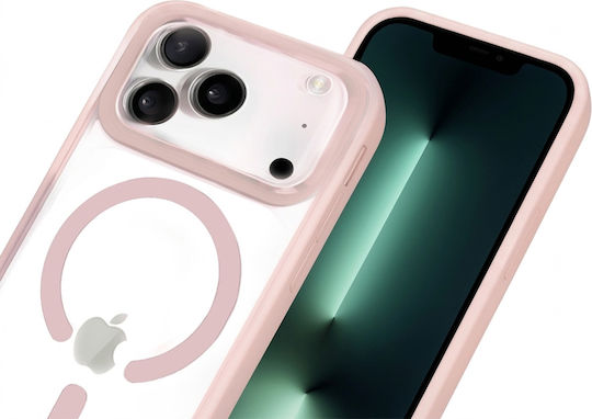 Jaym Husa Bumper Iphone 17 Pro Max Compatibil Cu Magsafe Marginile Întărite Roz