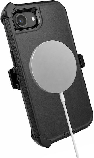 Eiger Handyhülle Magsafe iPhone 16 Gürtelclip Verstärkte Ecken Schwarz