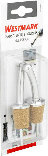 Westmark Metal Corks Natural Cork Tsipouro Oil Classic Series Bottle Pourer 17-20 Mm 42502280 Made In Germany