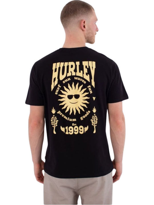 Hurley T-shirt Μαύρο