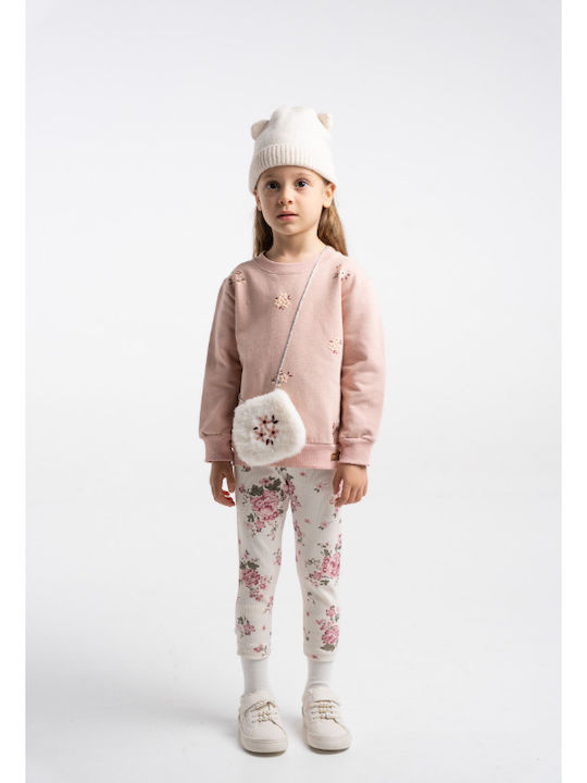 Evita Kids Set with Leggings Summer 2 Pieces Pink