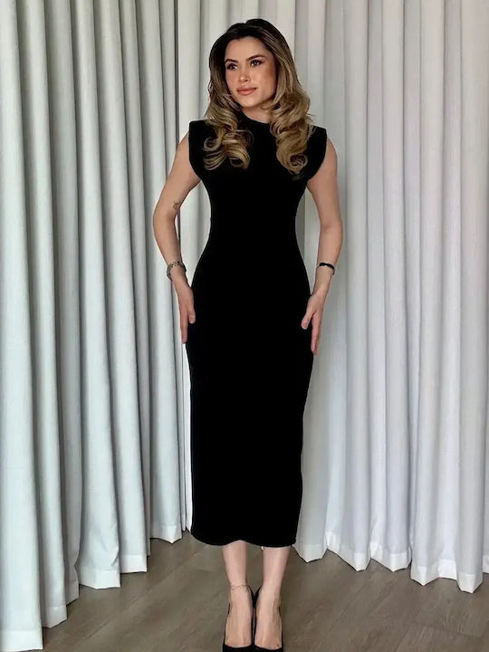 Summer Midi Dress Black