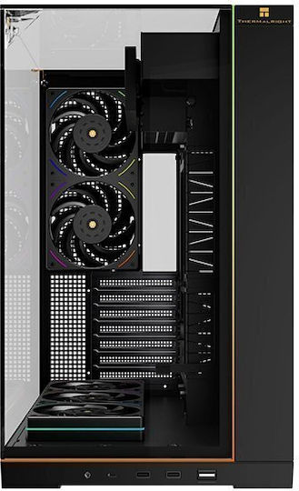 Thermalright A70 Vision Gaming Midi Tower Computer Case with Side Window Black