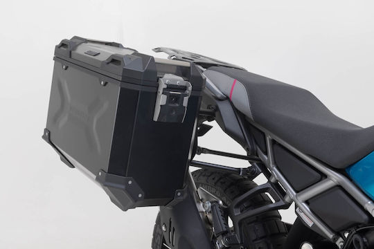 Sw-motech Trax Adv Cfmoto 450mt Hard Case Mounting Kit Black