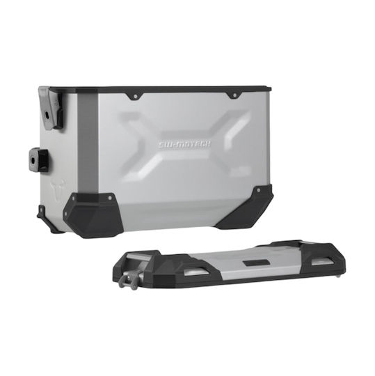 Sw-motech Trax Adv 45/45 Lt Yamaha Tracer 9 Gt Gt+ 25 Hard Cases Base Kit Silver