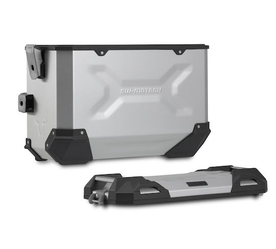 Kit Hard Case Mounts Sw-motech Trax Adv 37/37 Lt Yamaha Tracer 9 Gt Gt+ 25 Silver