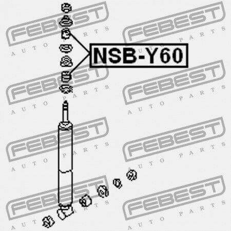 Febest Febest Stoßdämpfer Für Nissan Patrol