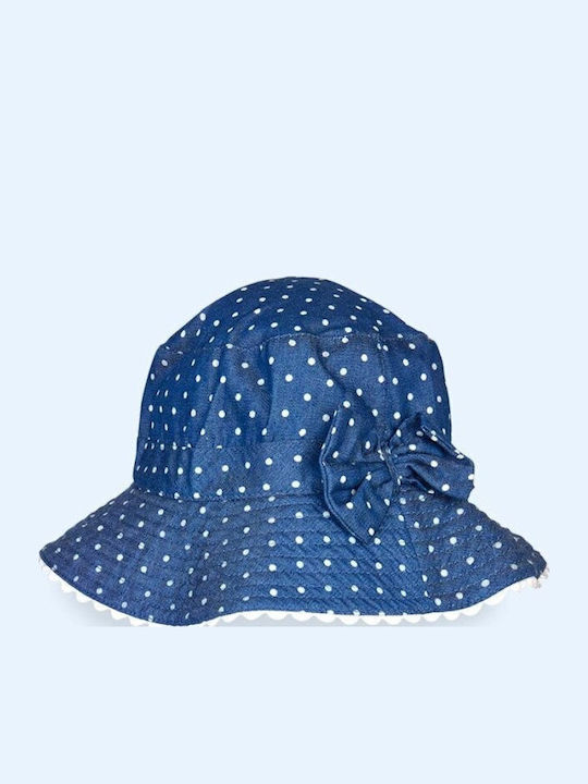Banz Palarie Copii Bucket Tesatura Cu Protectie Solara Albastru