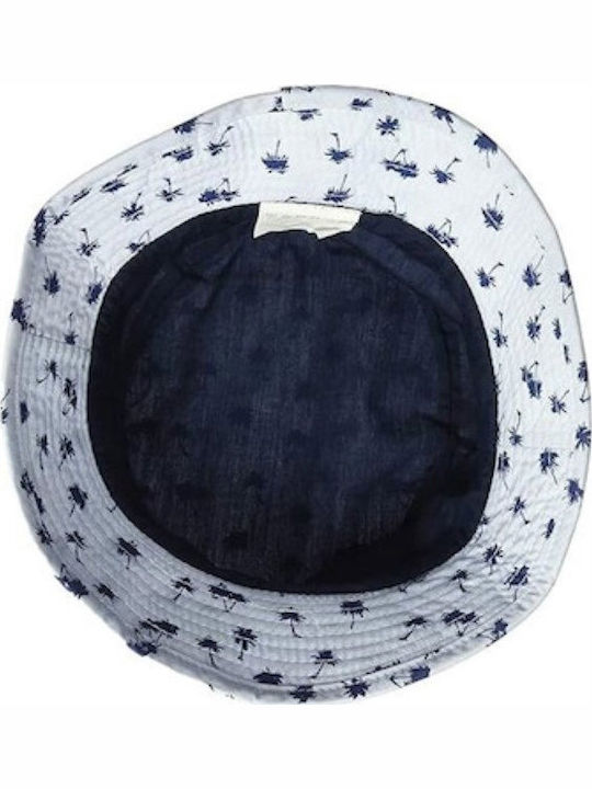 Banz Palarie Copii Bucket Tesatura Cu Protectie Solara Alb