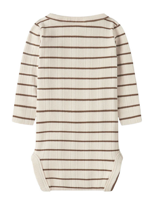 Lil' Atelier Beige Baby-Strampler