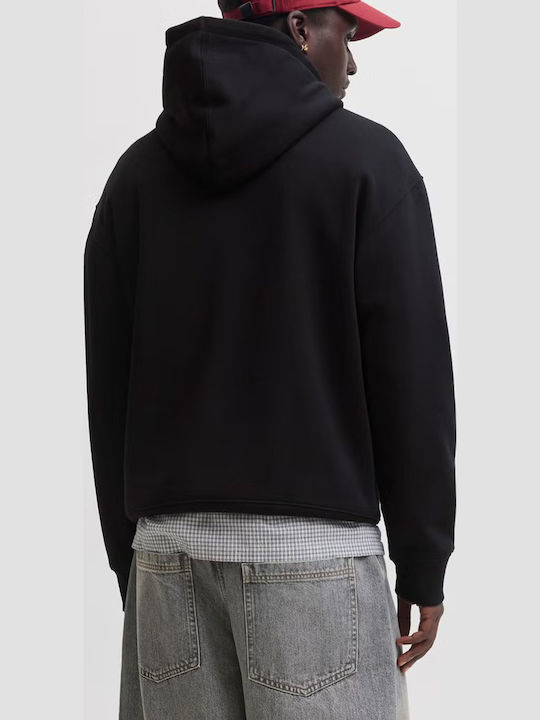 Jack & Jones Hanorac cu glugă Black