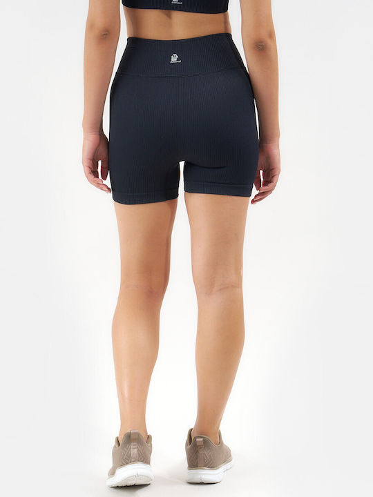 Women's High Waist Activewear Shorts Black