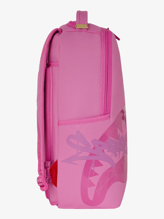 Sprayground Pink Ghost Drip Pink Backpack Sprayground Pink Ghost Drip Pink Backpack