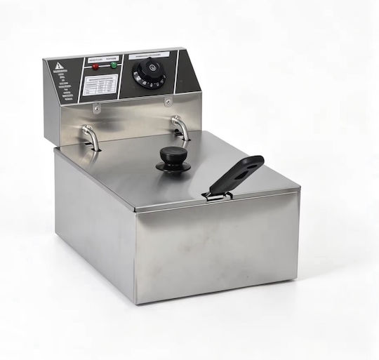 Alpha-Market T-1582 Deep Fryer 10lt Silver