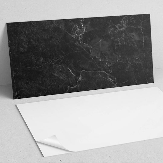 Vinyl Wall Tile Stickers Marble Veins 6x60x30 Cm