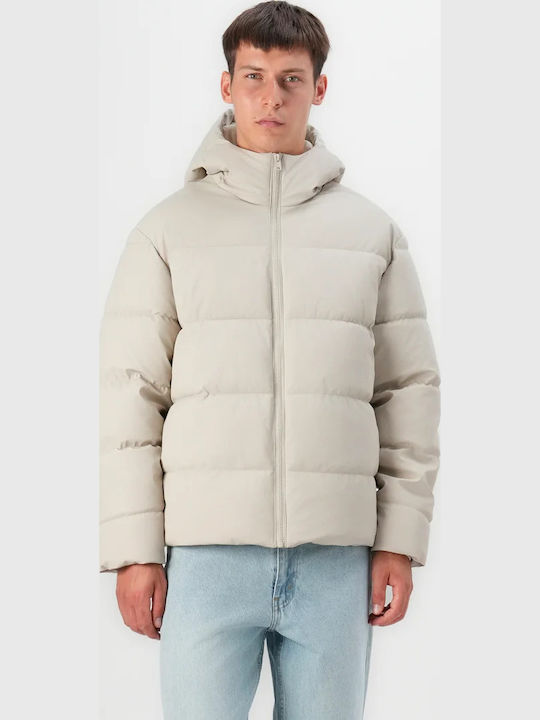 Puffer Wasserdicht Silber Herren Jacken