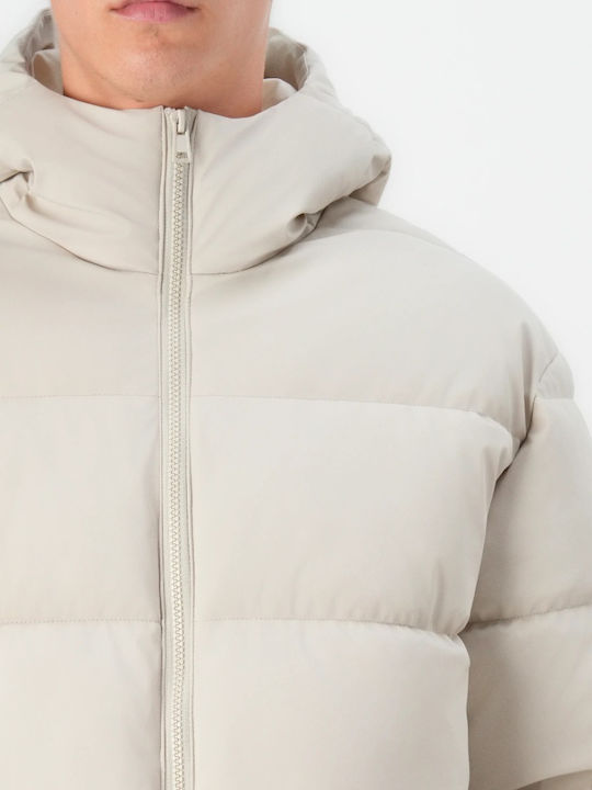 Puffer Wasserdicht Silber Herren Jacken