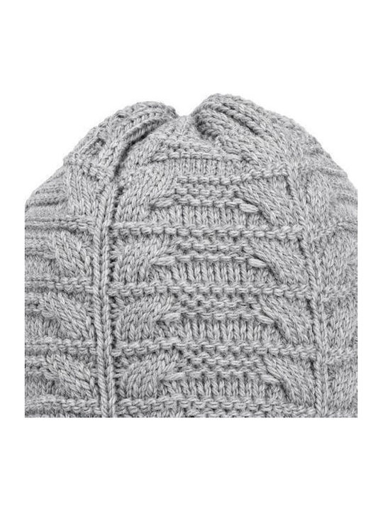 Beanie Unisex Knitted Beanie in Grey Colour