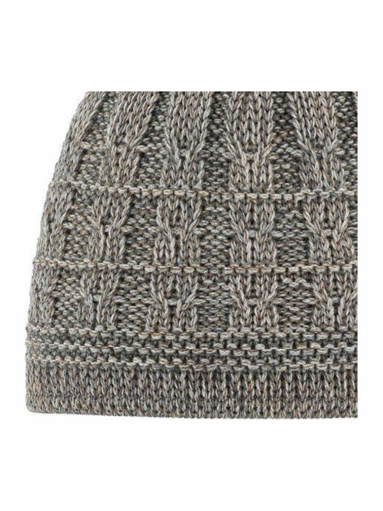 Beanie Unisex Knitted Beanie in Grey Colour