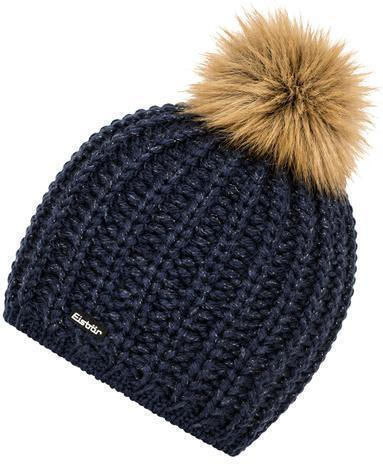 Enisa Lux Beanie Women's Knitted Beanie in Brown Colour