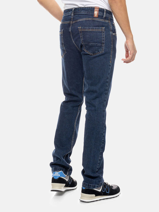Cover Herren Jeanshose mit Schlank Anwendung Marineblau