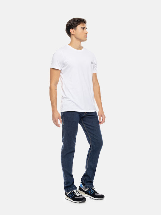 Cover Herren Jeanshose mit Schlank Anwendung Marineblau