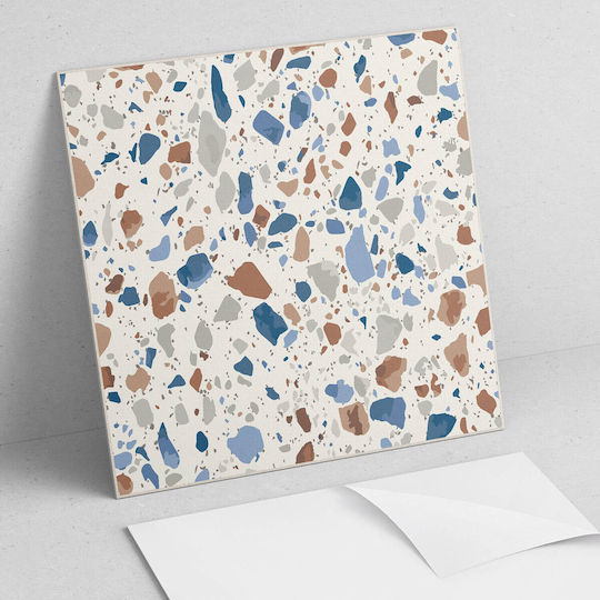 Decorative Vinyl Tile Stickers Natural Stone Print 4x50x50 Pcs
