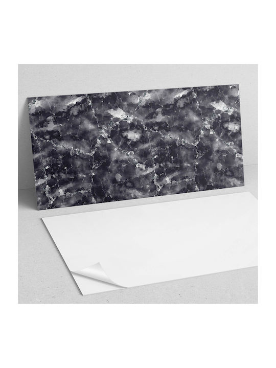 Gedruckte Wandsticker Kacheln Vinyl Marmor Adern 6x60x30 cm