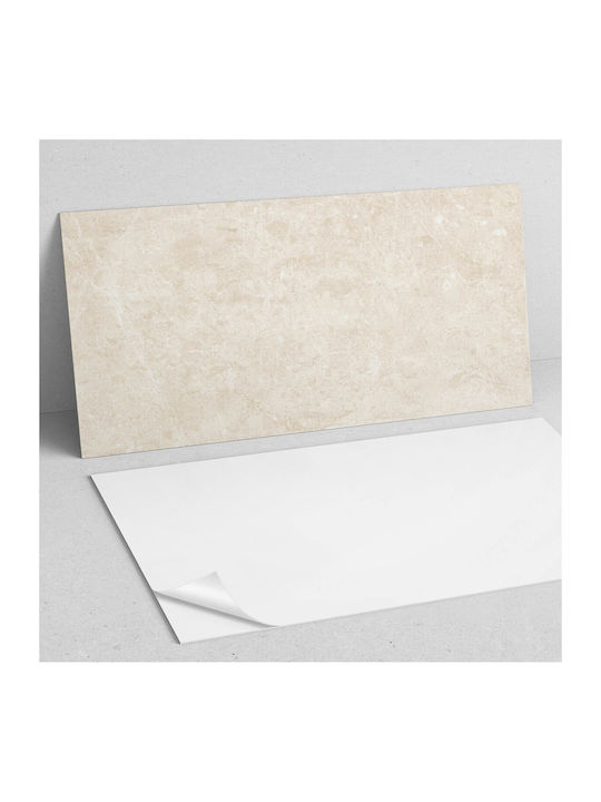 PVC Tile Set Kitchen Or Bathroom Decoration Light Natural Stone 6x60x30 Cm
