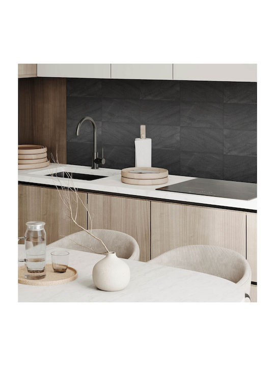 Decorațiune Din Vinil Imprimare Asamblare Fără Unelte Plăci Piatră Închisă 6x60x30 Bucăți