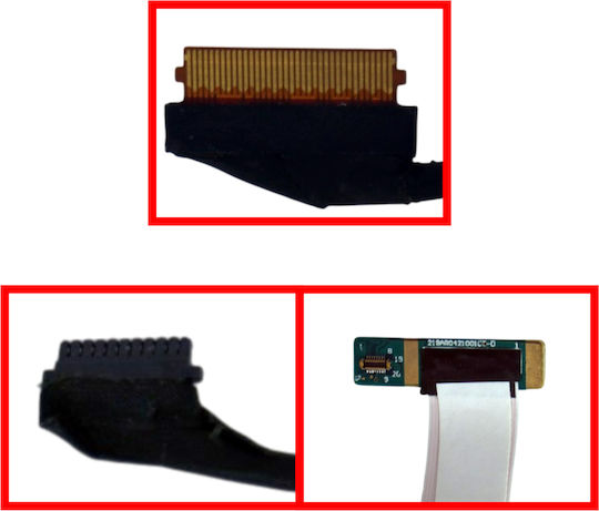 Screen Flex Cable for Laptop Lenovo Thinkpad L13 Yoga Gen 3 21b5 21b6 21bb 21bc Gen 4 21fj 21fk 21fr 21fs