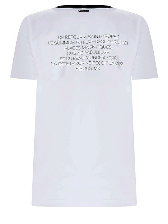 Damen T-Shirt Weiß