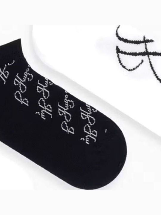 Hugo Women’s White-Black Socks 3Pack