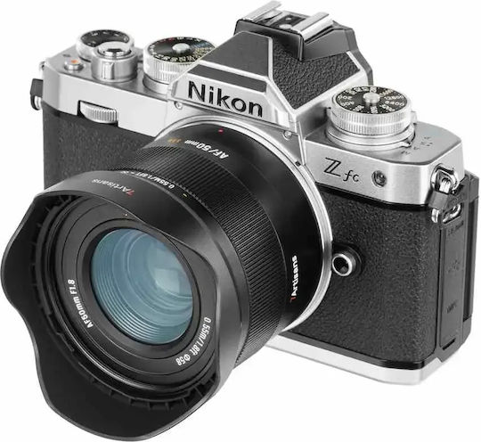 7artisans Crop Kameraobjektiv LITE AF 50mm f/1.8 Festbrennweite für Nikon Z Berg Schwarz