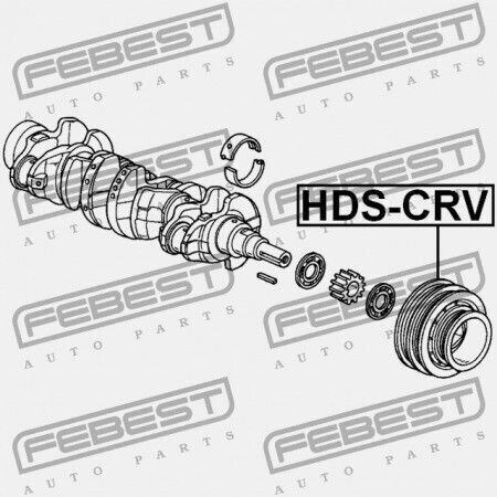 Honda CR-V RD1 Crankshaft Pulley 1996-2001 GN 13810-P3F-003