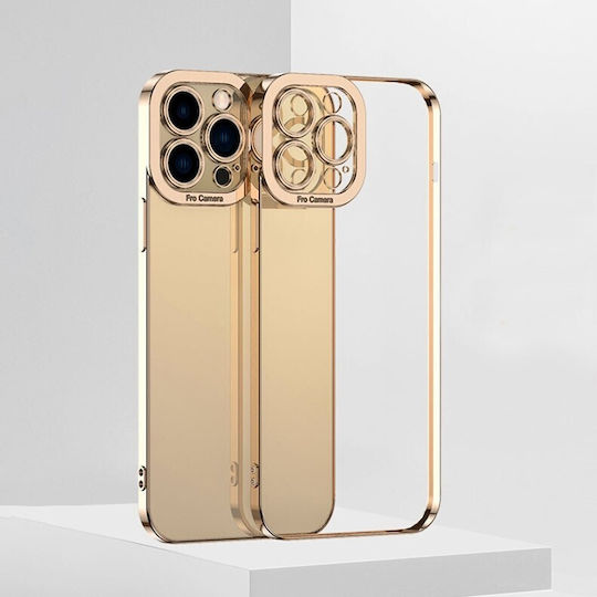 Electroplating Silicone Case Gold Apple iPhone 14 Pro Max