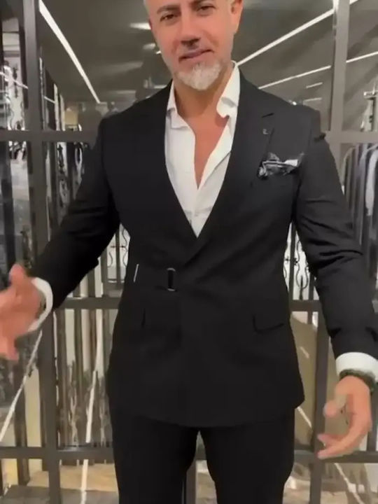 Men's Groom's Suit Black