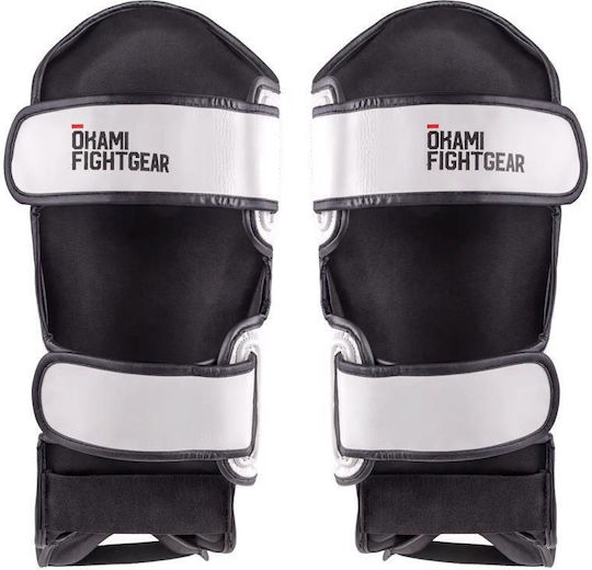 Okami Adults White Shin Guards