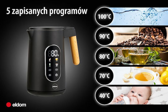 Eldom Βραστήρας 1.7lt 2200W Γκρι