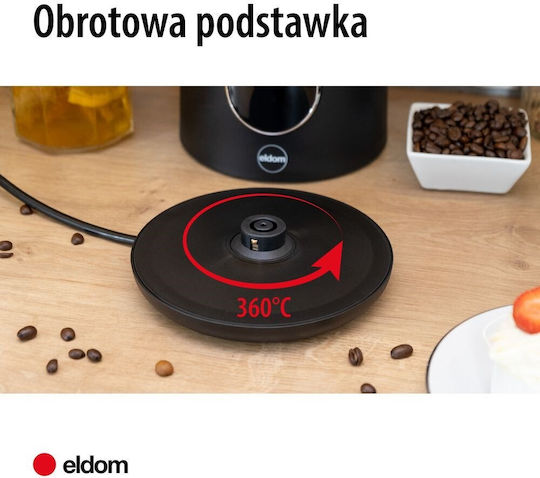 Eldom Βραστήρας 1.7lt 2200W Γκρι