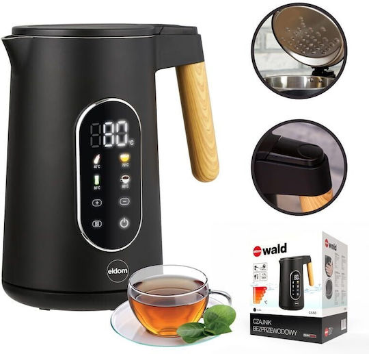 Eldom Βραστήρας 1.7lt 2200W Γκρι