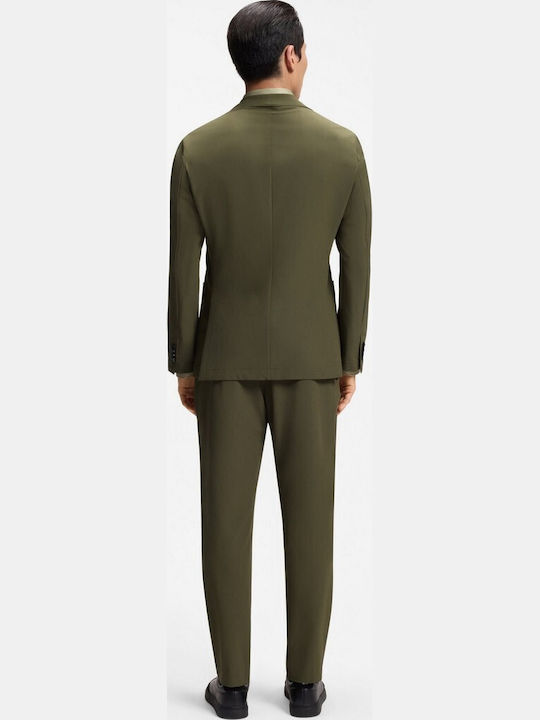 Herrenanzugsjacke mit Schlank Passform Khaki