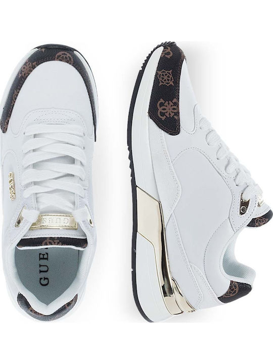 Moxea Sneakers Alb / Negru